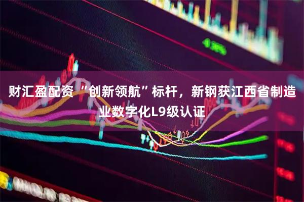 财汇盈配资 “创新领航”标杆，新钢获江西省制造业数字化L9级认证